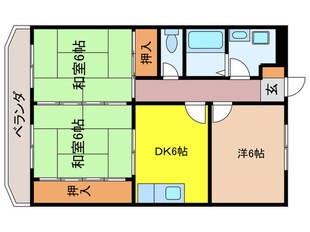 紫雲荘ビルの物件間取画像